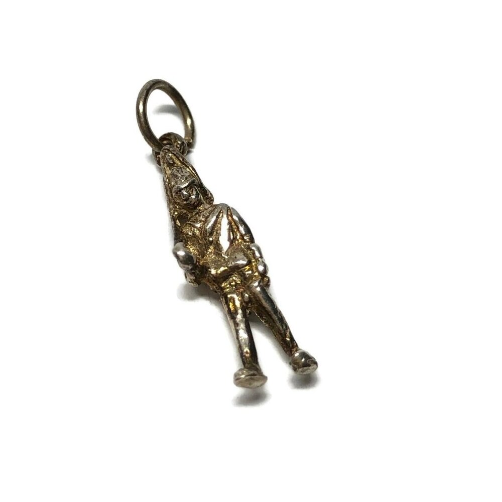Vintage 3D Sterling Silver Beefeater Charm for Bracelet, English London Souvenir